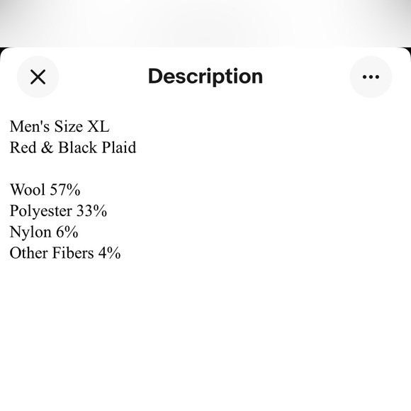 Banana Republic Logan Plaid Wool Blend Shirt Jacket Size Men's XL Red Black NWT - Picture 13 of 13